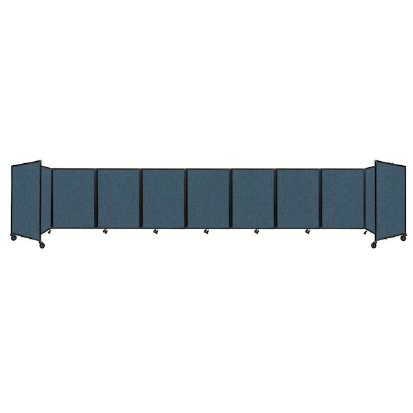 Room Divider 360 Folding Portable Partition 25' x 4' Caribbean Fabric